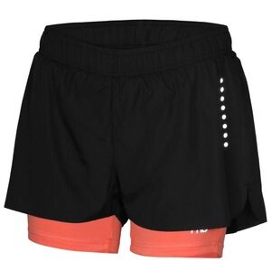 Crivit Pro Black and Orange Women's Running Shorts Size M